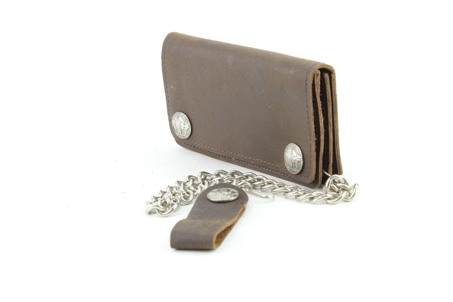 6" & 7" Chain wallet with Buffalo Snap