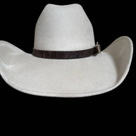 Leather Buckle Belt Hat Band