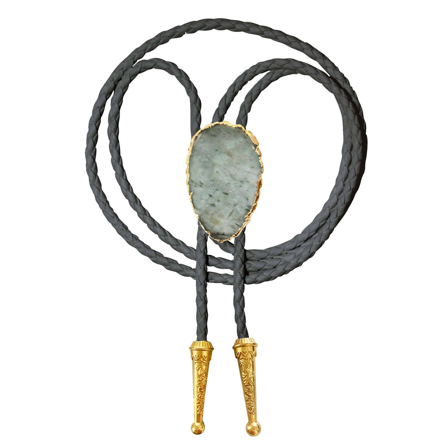 Gemstone Bolo Tie - Aquamarine