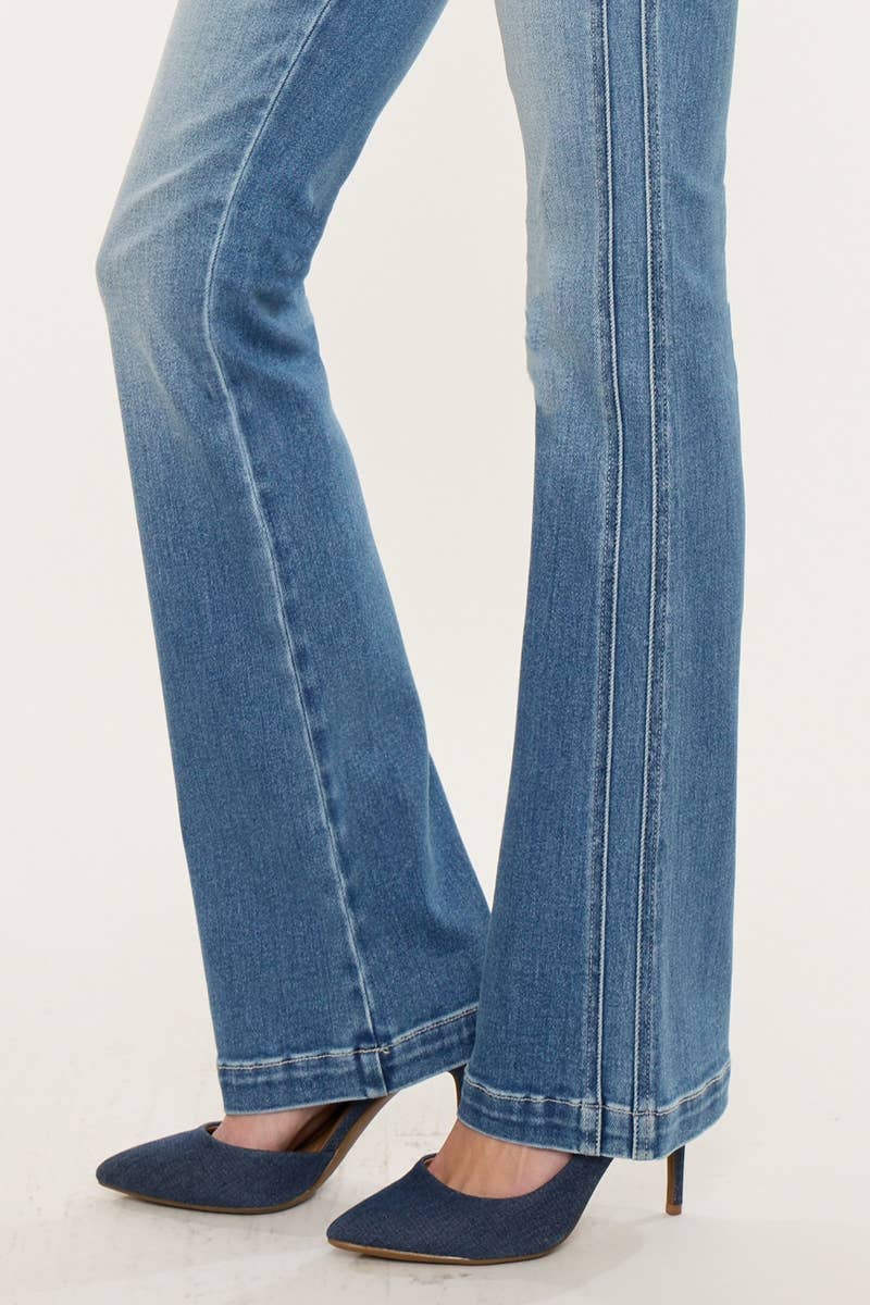 Mid-Rise Bootcut Kan Can Jeans