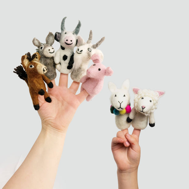 Finger Puppets - Barnyard Buddies - Assorted