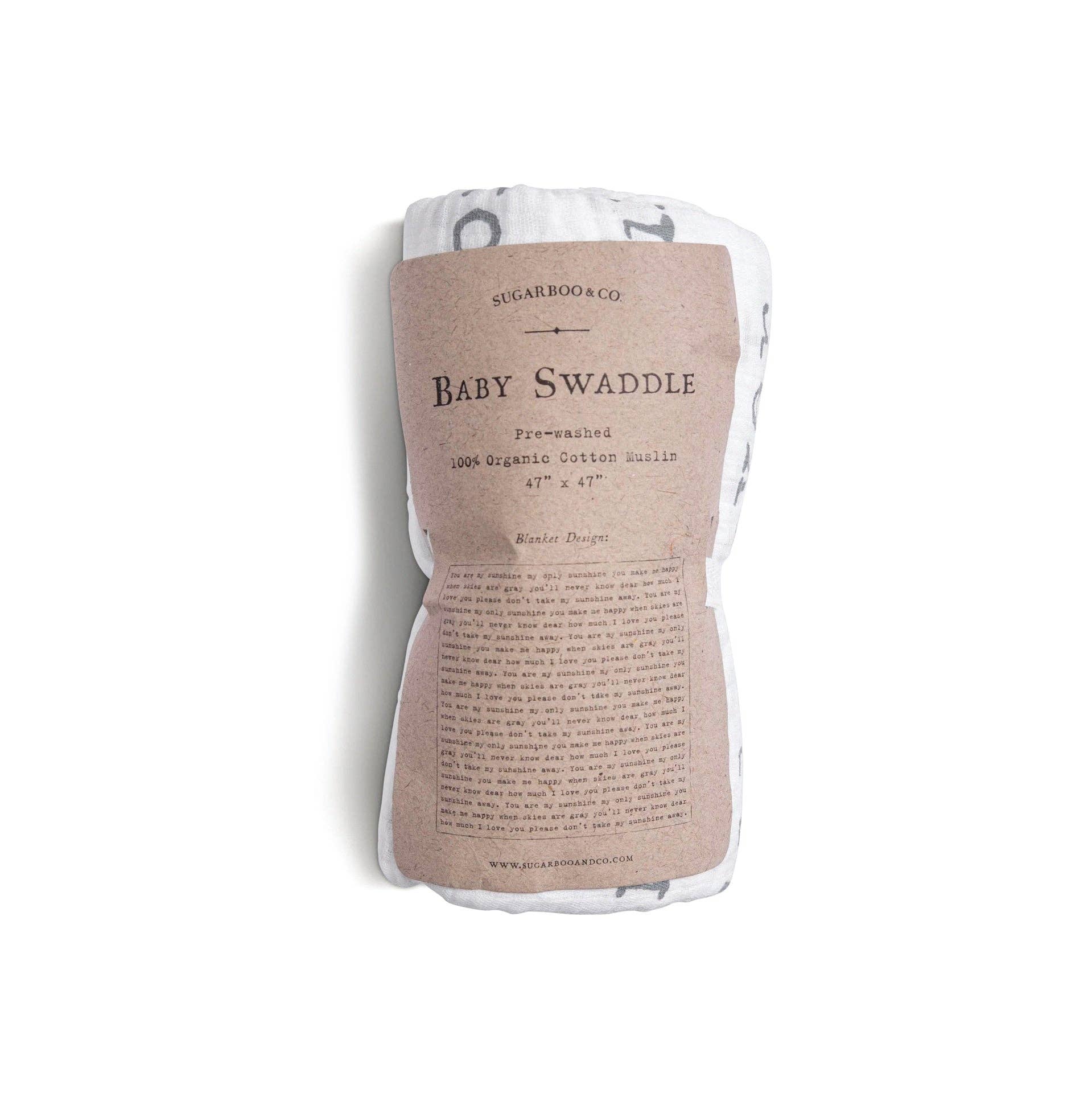 You Are My Sunshine Swaddle Blanket 47