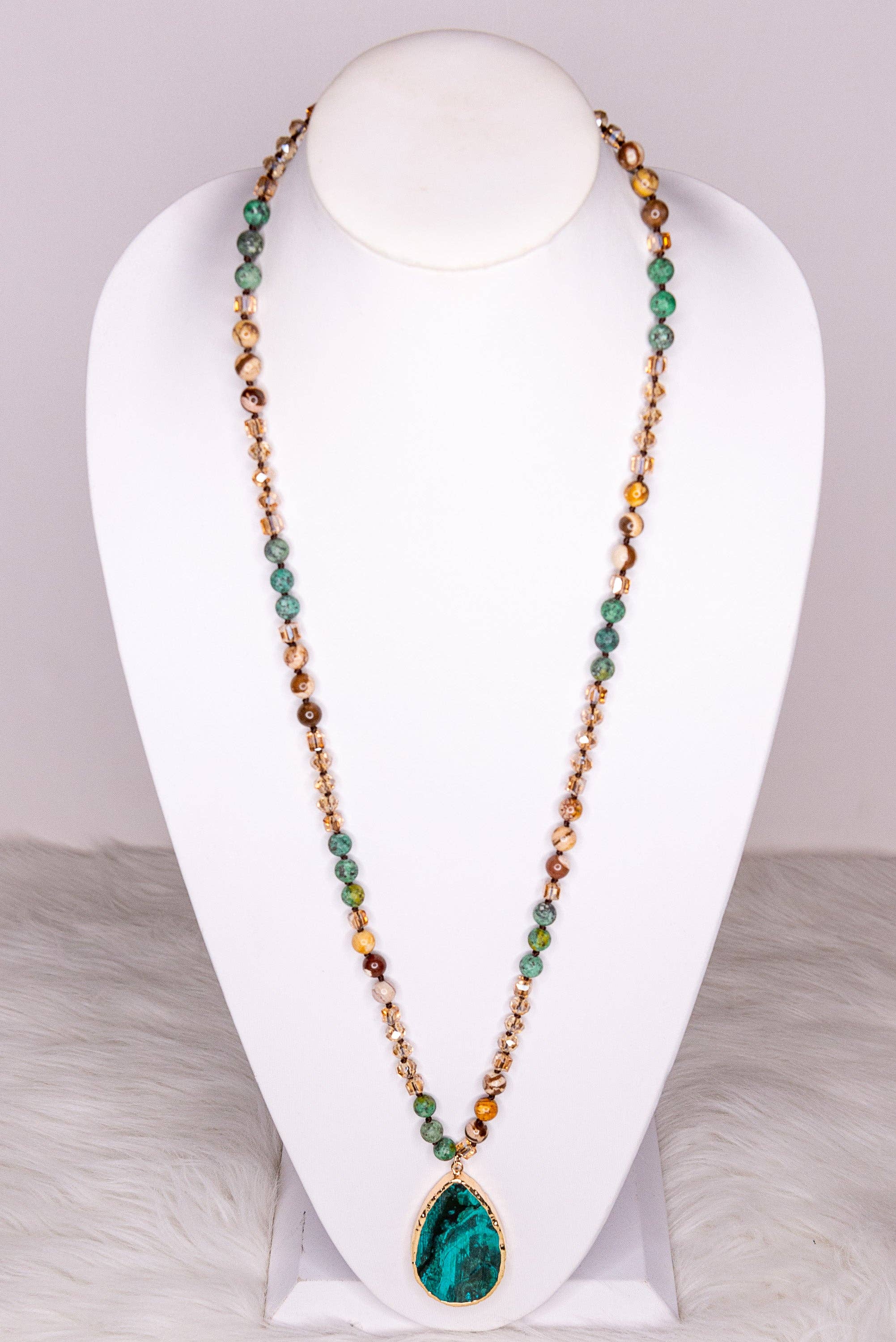 Sabrina Necklace in Jade