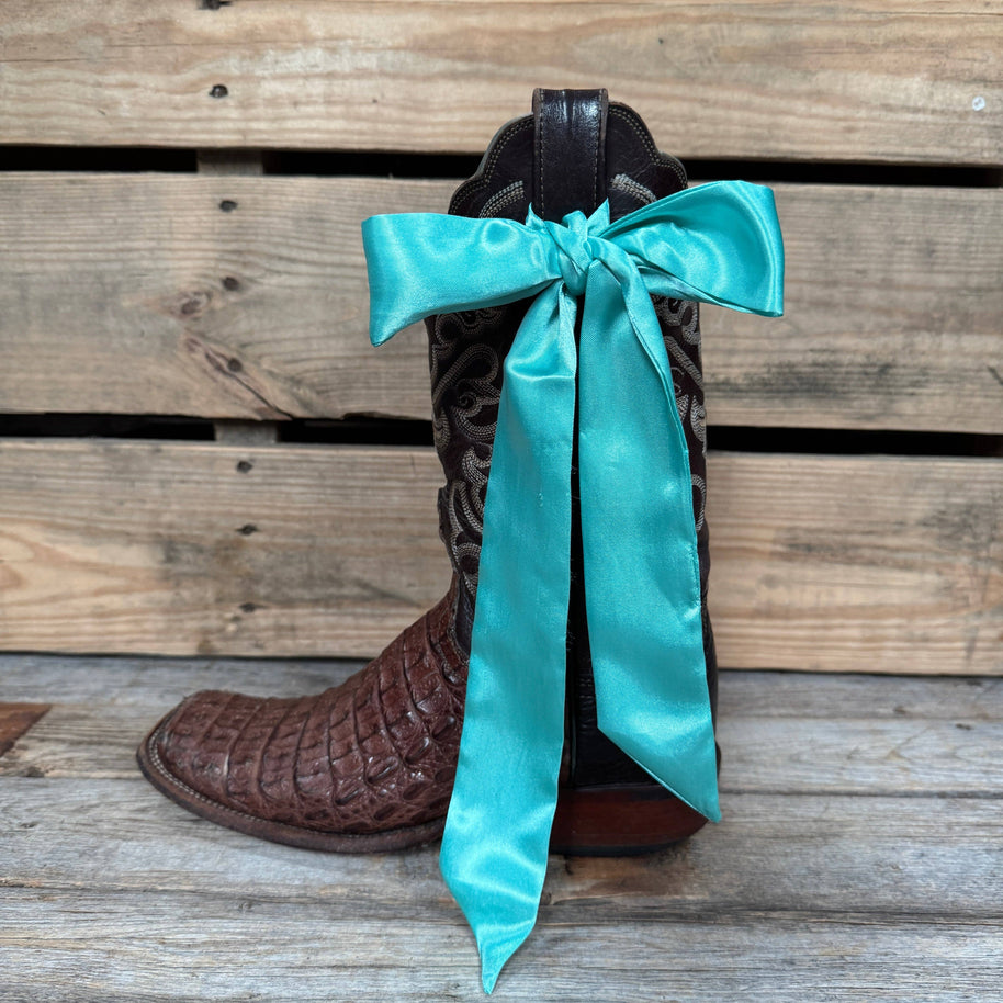 Turquoise  Western Skinny Mini Wild Rag Scarf / Cowgirl Necktie #TW301