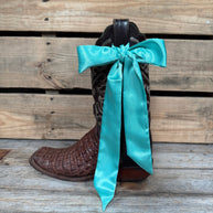 Turquoise  Western Skinny Mini Wild Rag Scarf / Cowgirl Necktie #TW301