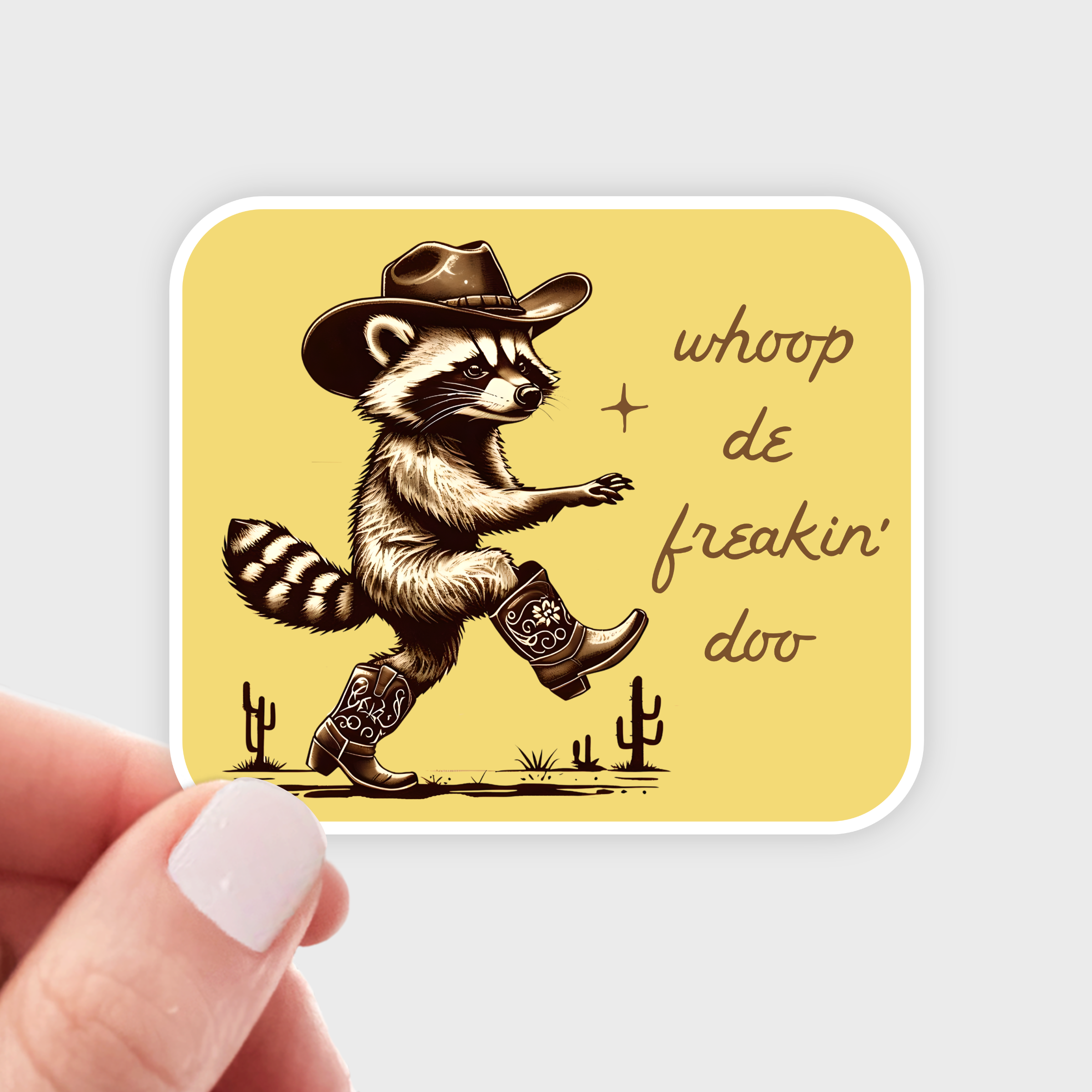 Whoop De Freakin' Doo Sticker
