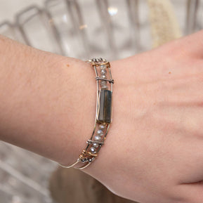 Labradorite Stacking Cuff Bracelet