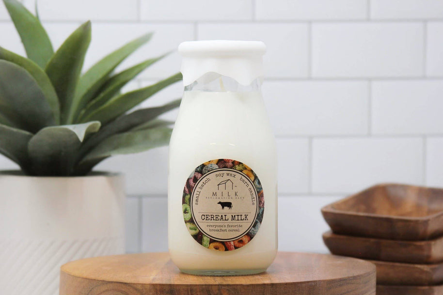 Milk Bottle Candle 13 oz