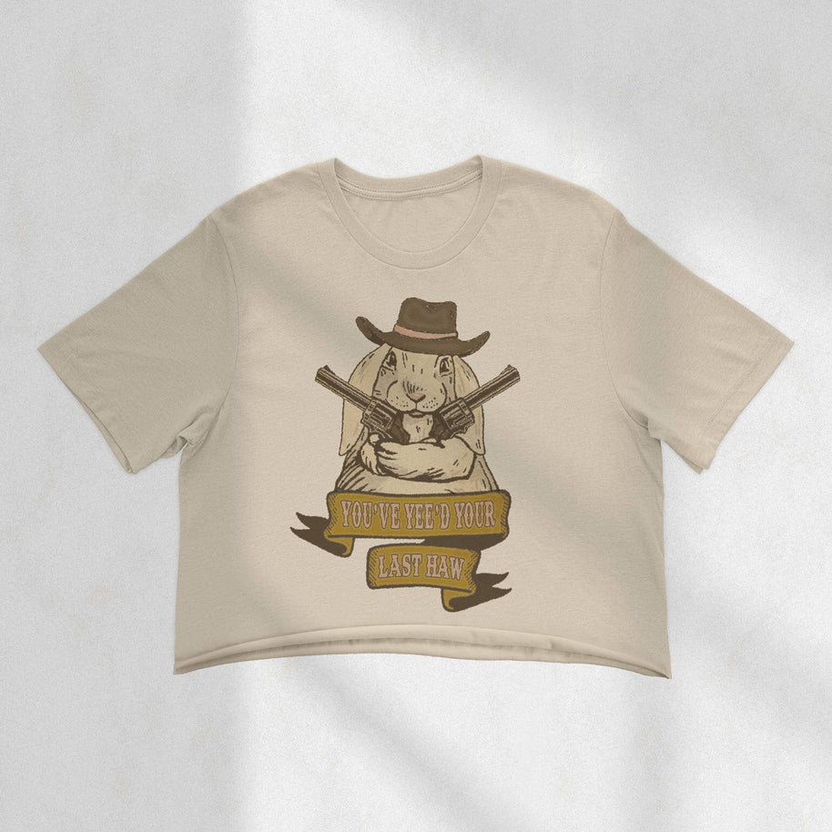 Bunny Cowgirl t-Shirt, Crop & Regular