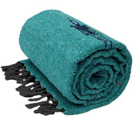 Turquoise Baja Thunderbird Blanket