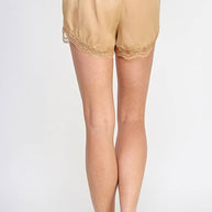 Lace Satin Shorts