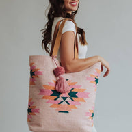 Pink Aztec Tote