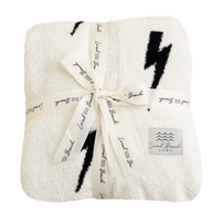 Lightning Bolt Luxe Home Blanket