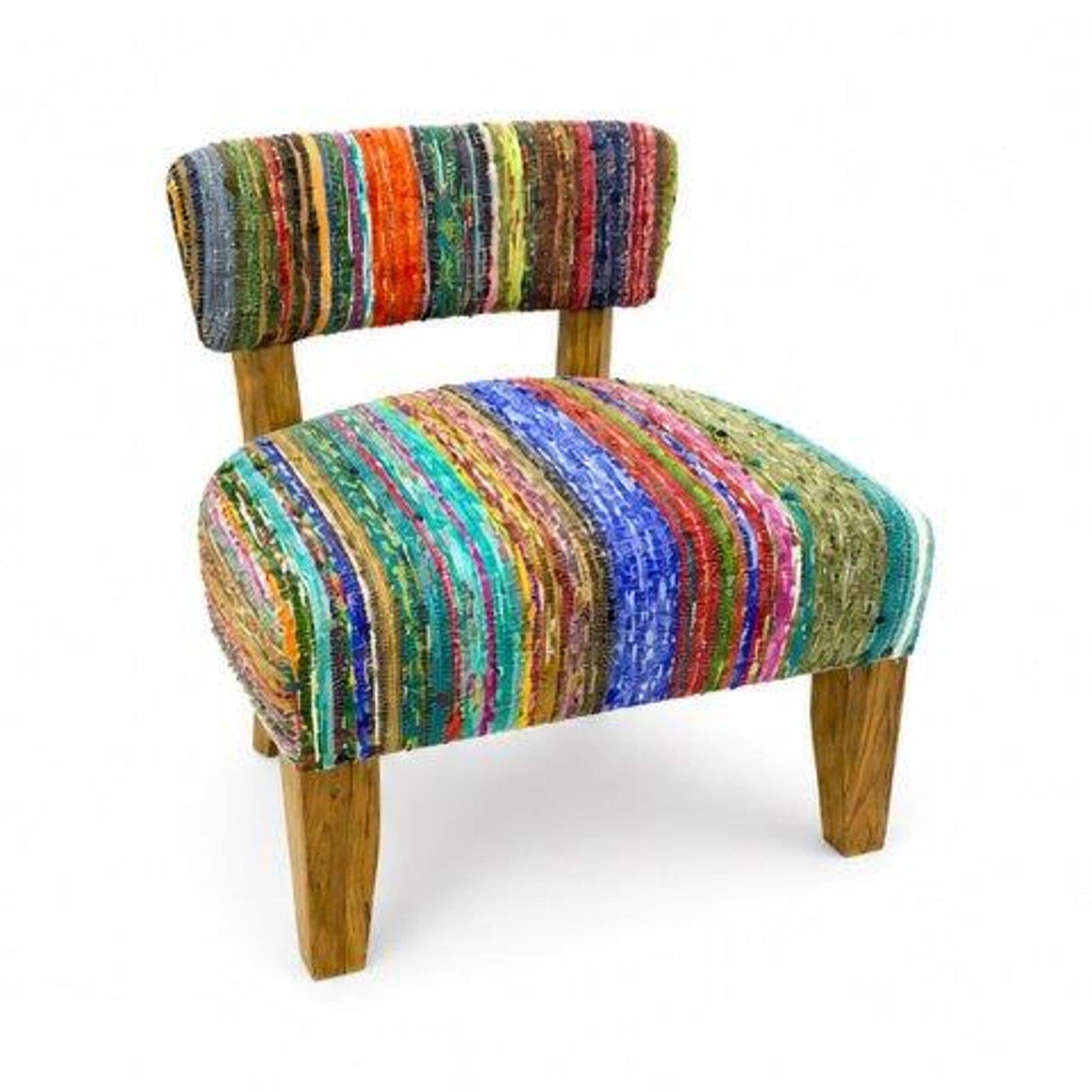 Upholstered Accent Chair, 25x25x27