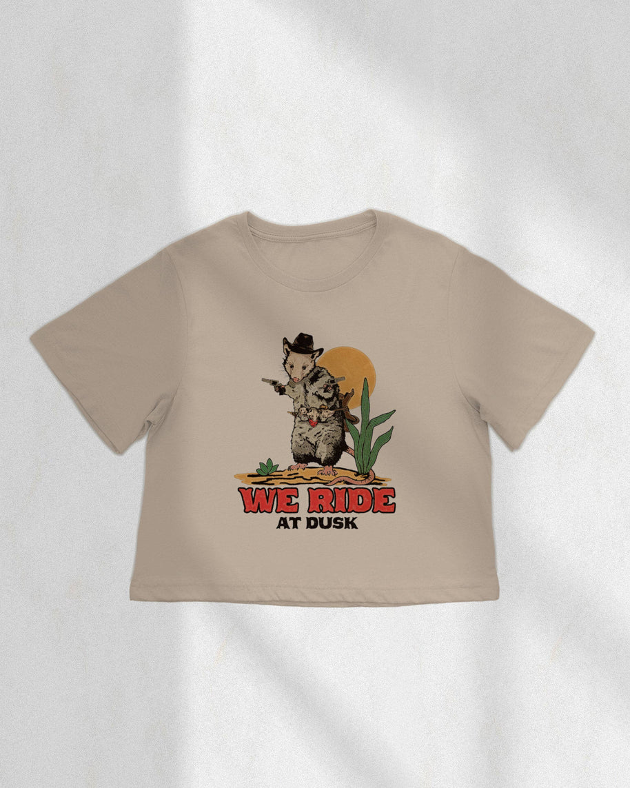 Possum Cowboy Boxy Crop