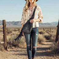 Western Leather Sling Bag ADBGM747
