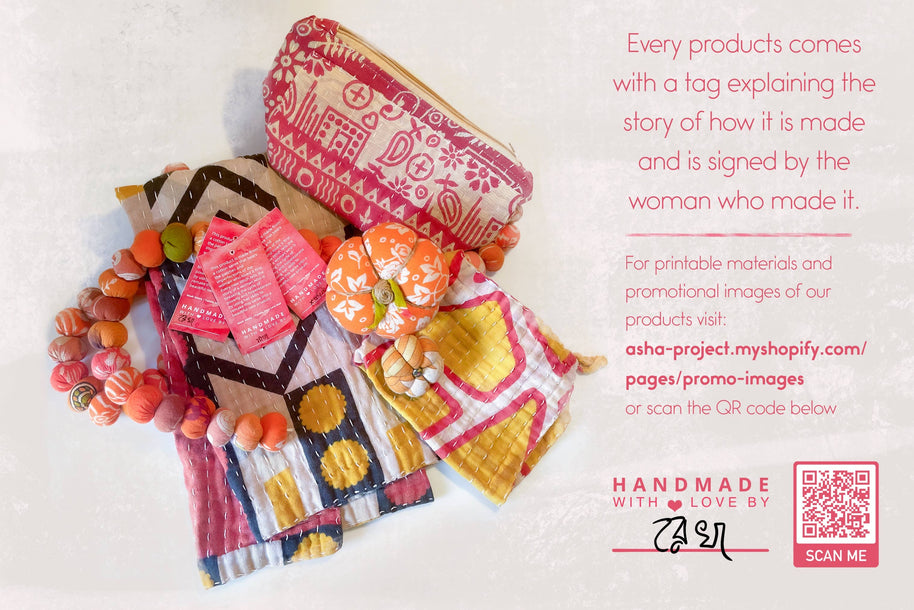 Kantha Tassel Garland