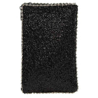 You're Aces Beaded Ace of Spades Crossbody Phone Bag