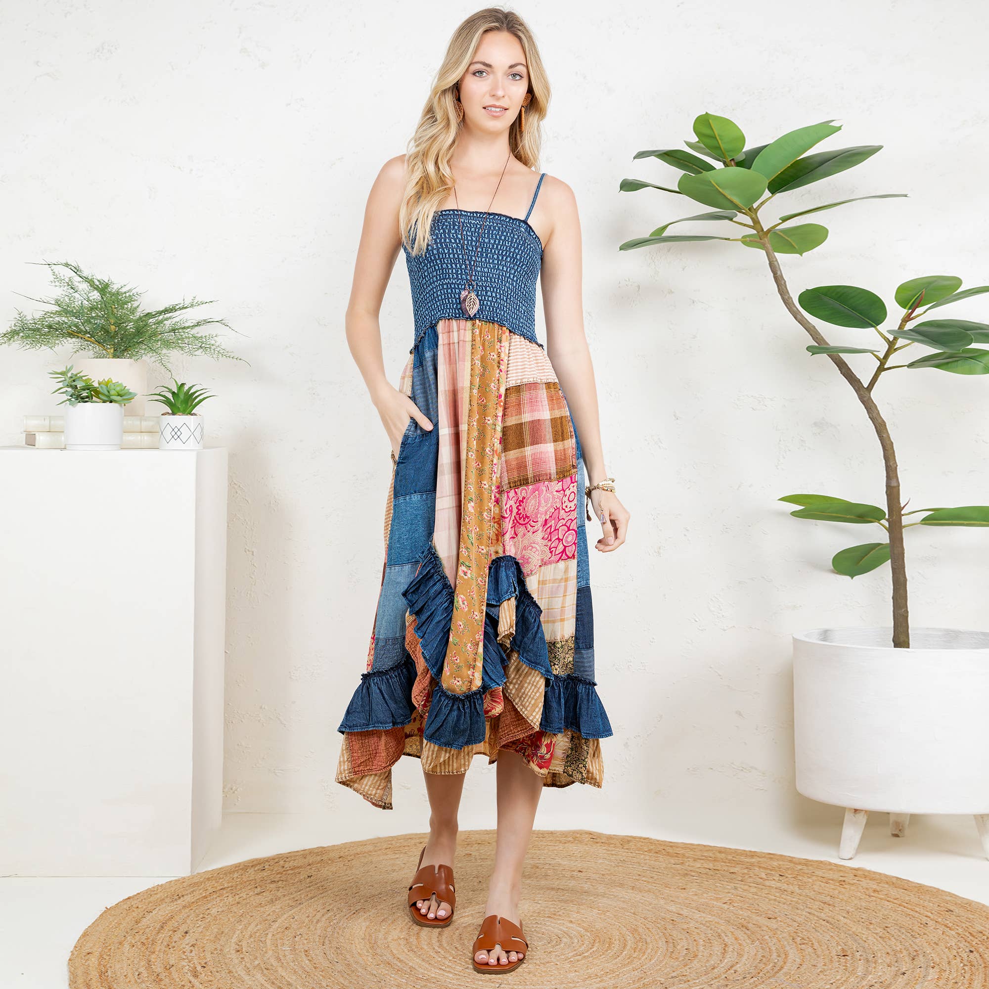 Smocked Ruffle Dress