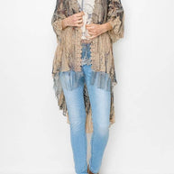 High-Low Lace Duster, Rodeo