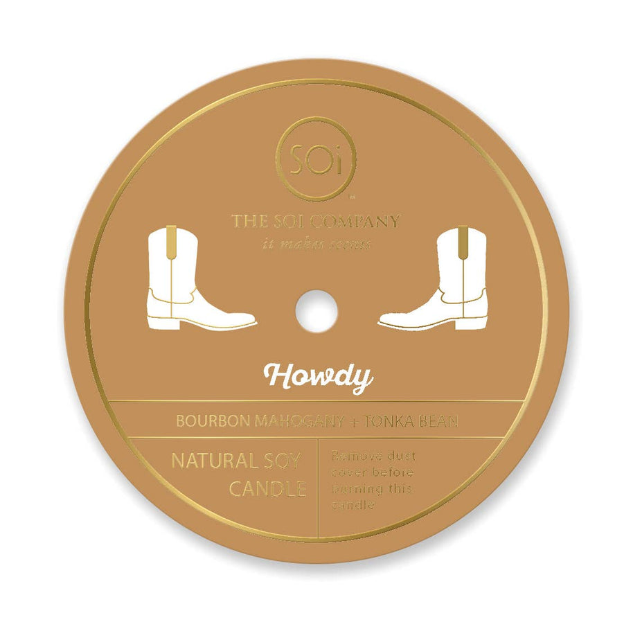 Howdy (Cowboy boot) Icon 12oz Candle