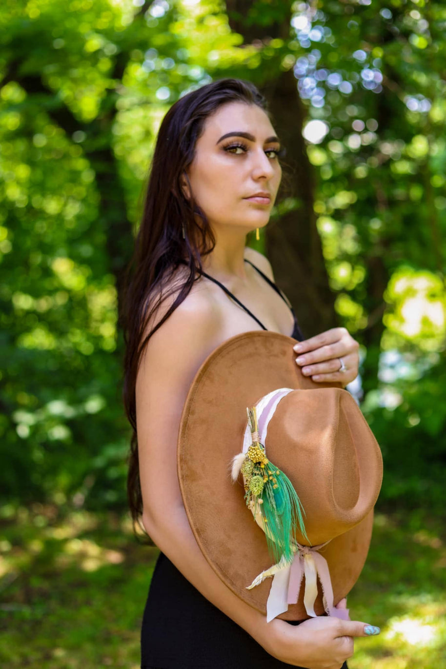 Florals and Feathers Boho Western Hat Pins