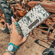 The Elva (Brown  Leather) Wallet a Haute Southern Hyde by Beth Marie Exclusive