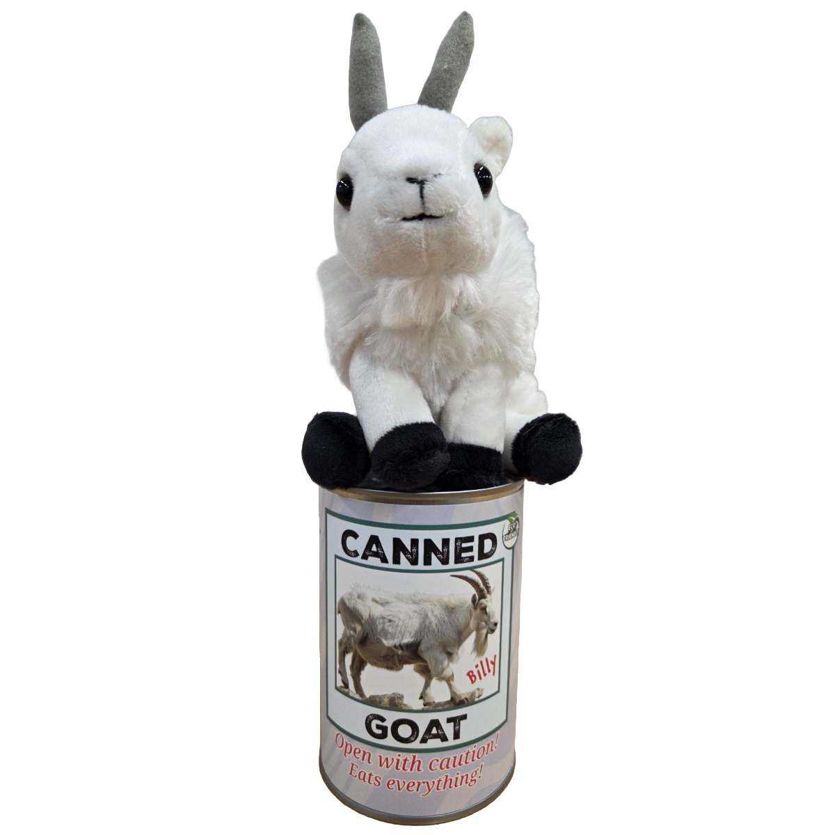 Canned Goat Stuffed Animal