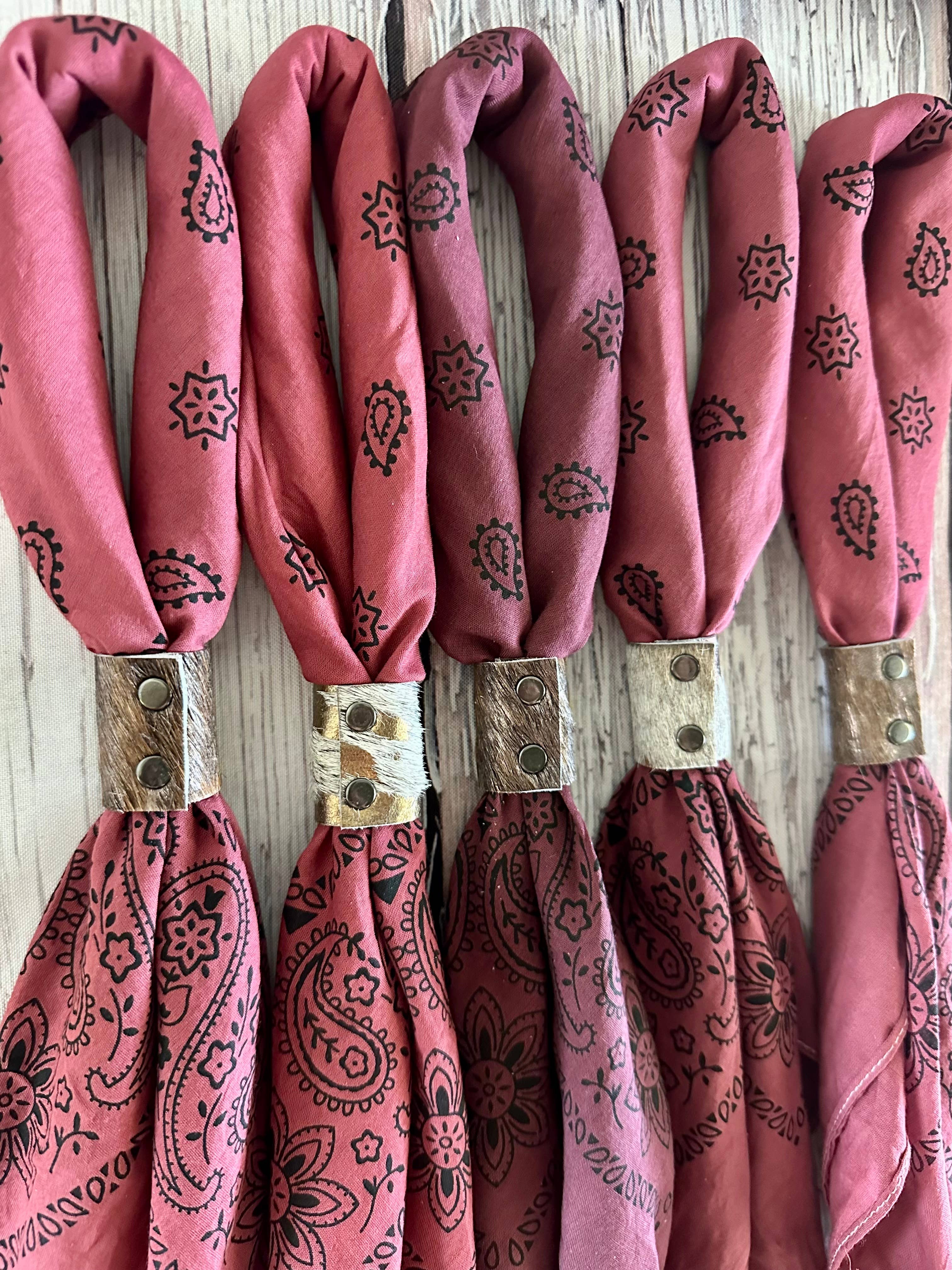 Maroon Hues Hand Dyed Bandanas