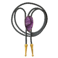 Gemstone Bolo Tie - Amethyst