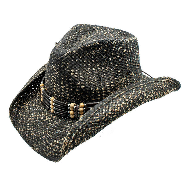 Gerardo Moroccan Straw Western Hat