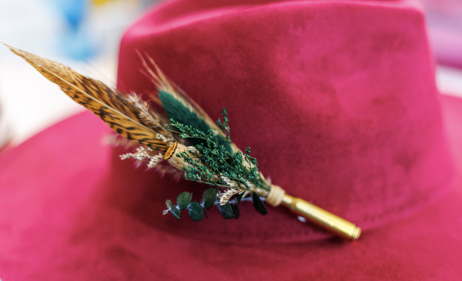 Bullet Shell Casing Hat Pin