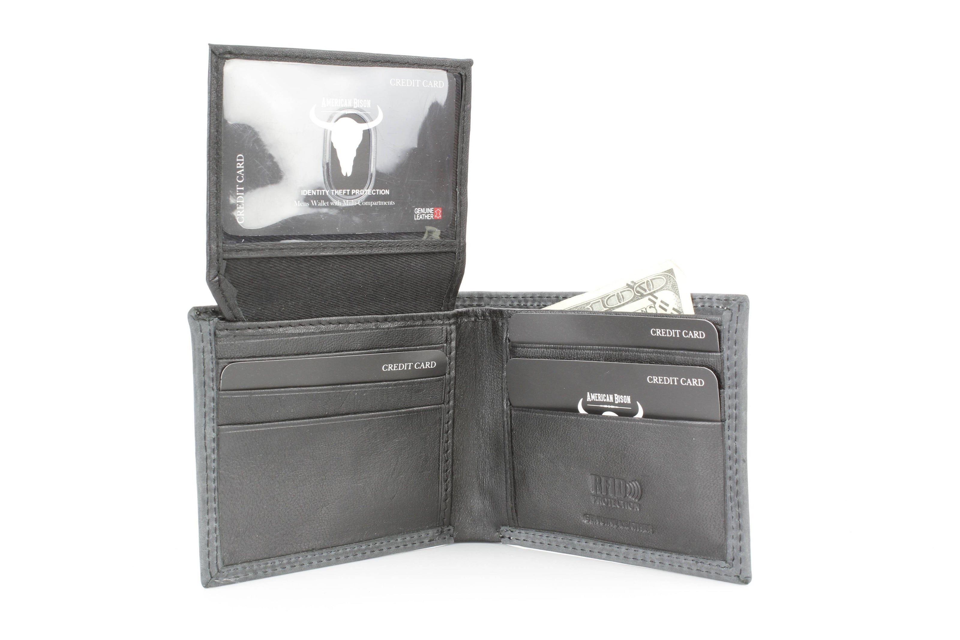 Men’s Bi-Fold Wallet with Deer