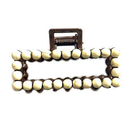 Western Turquoise Mini Navajo Pearl Hair Claw