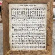 How Great Thou Art Handmade Hymn