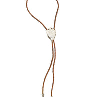 Gemstone Bolo Tie - Howlite