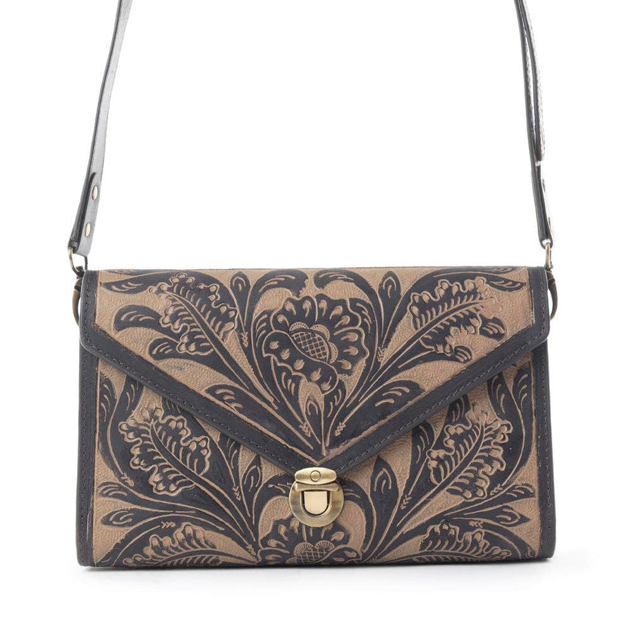 Lark Hand-Tooled Purse