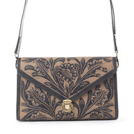 Lark Hand-Tooled Purse