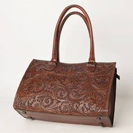 Tooled Leather Tote