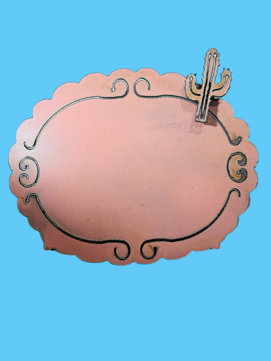 Metal Cactus  Frame with Magnet