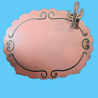 Metal Cactus  Frame with Magnet