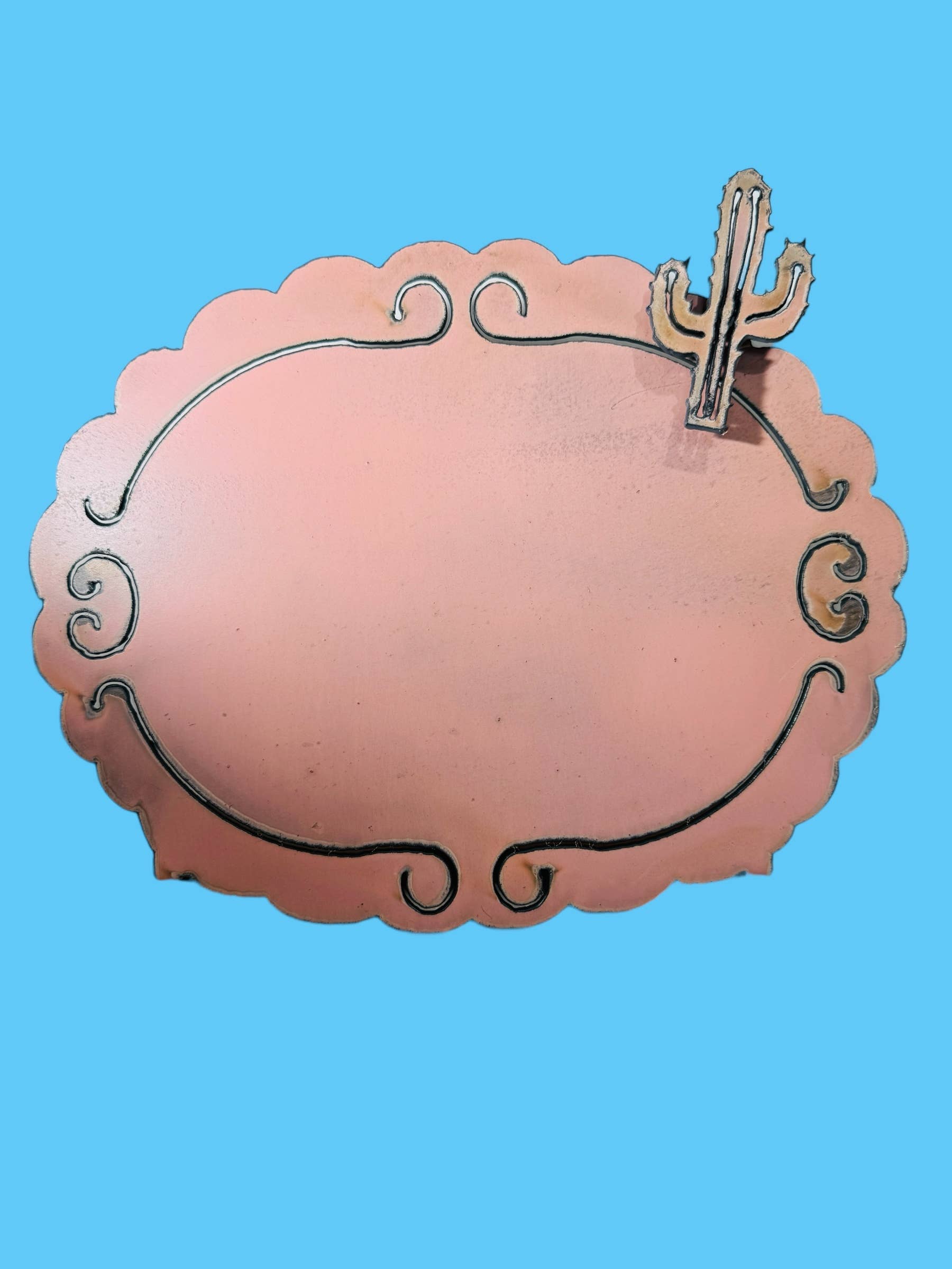 Metal Cactus  Frame with Magnet