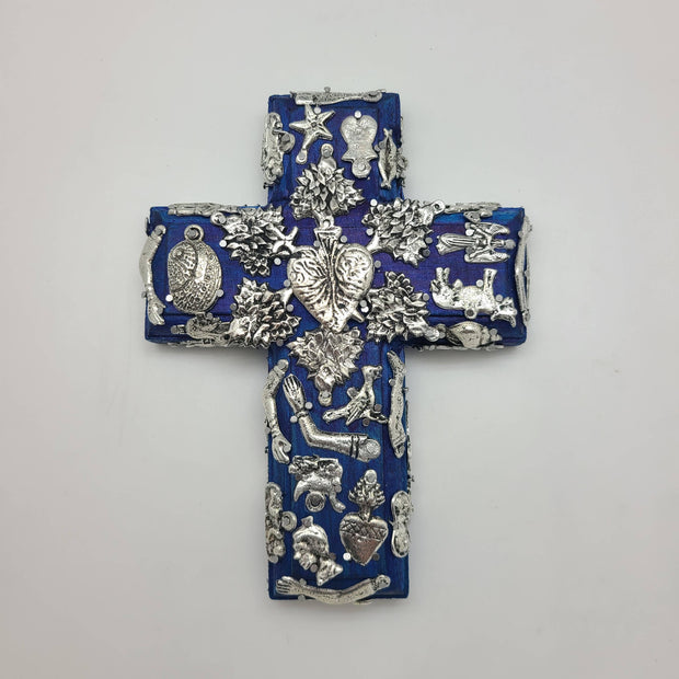 Wood Milagros Cross, Small