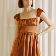 A-Line Mini Dress with Corset