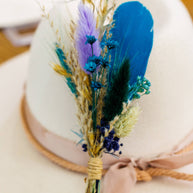 Florals and Feathers Hat pins - Bold Colors