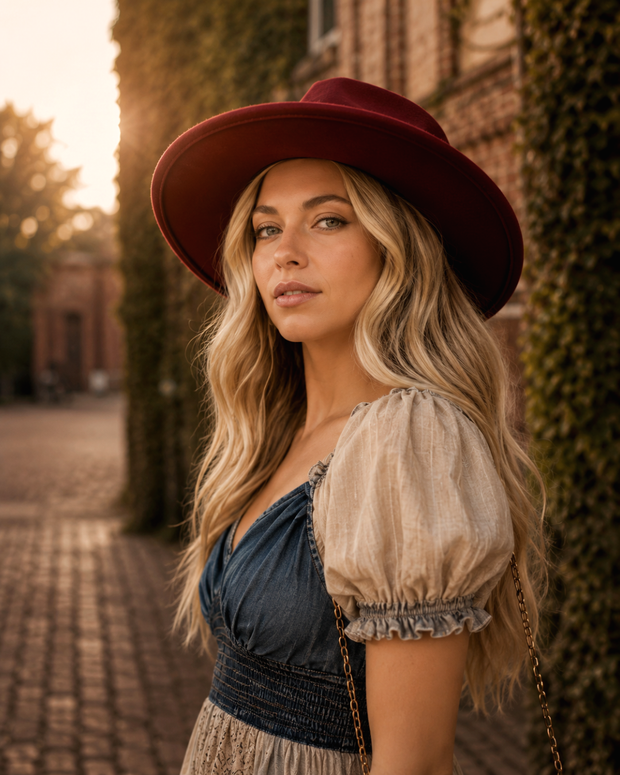 Vegan Suede Rancher Hat