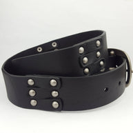 Genuine Studded Leather Belt
