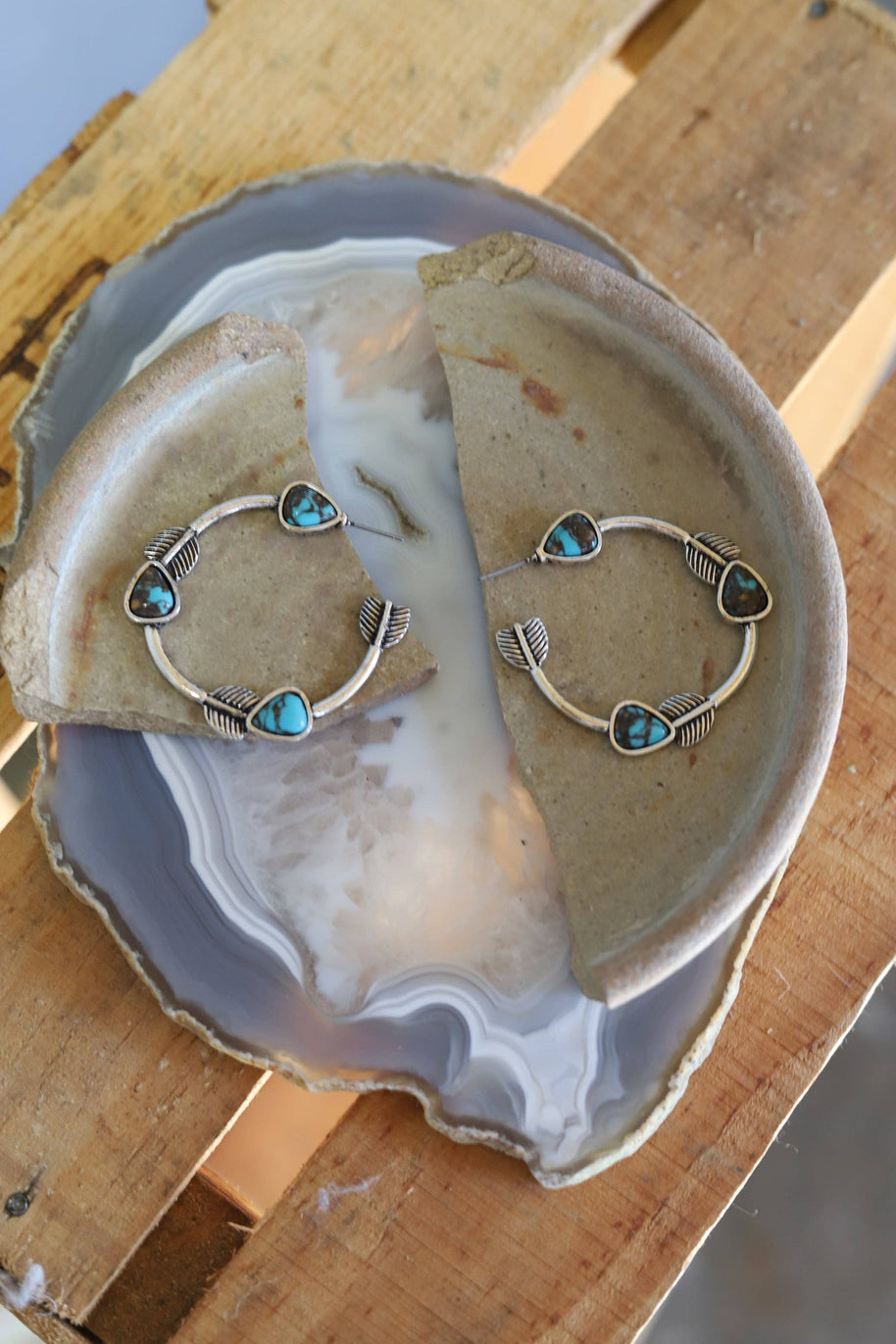 Arrow Hoop Earrings 1390