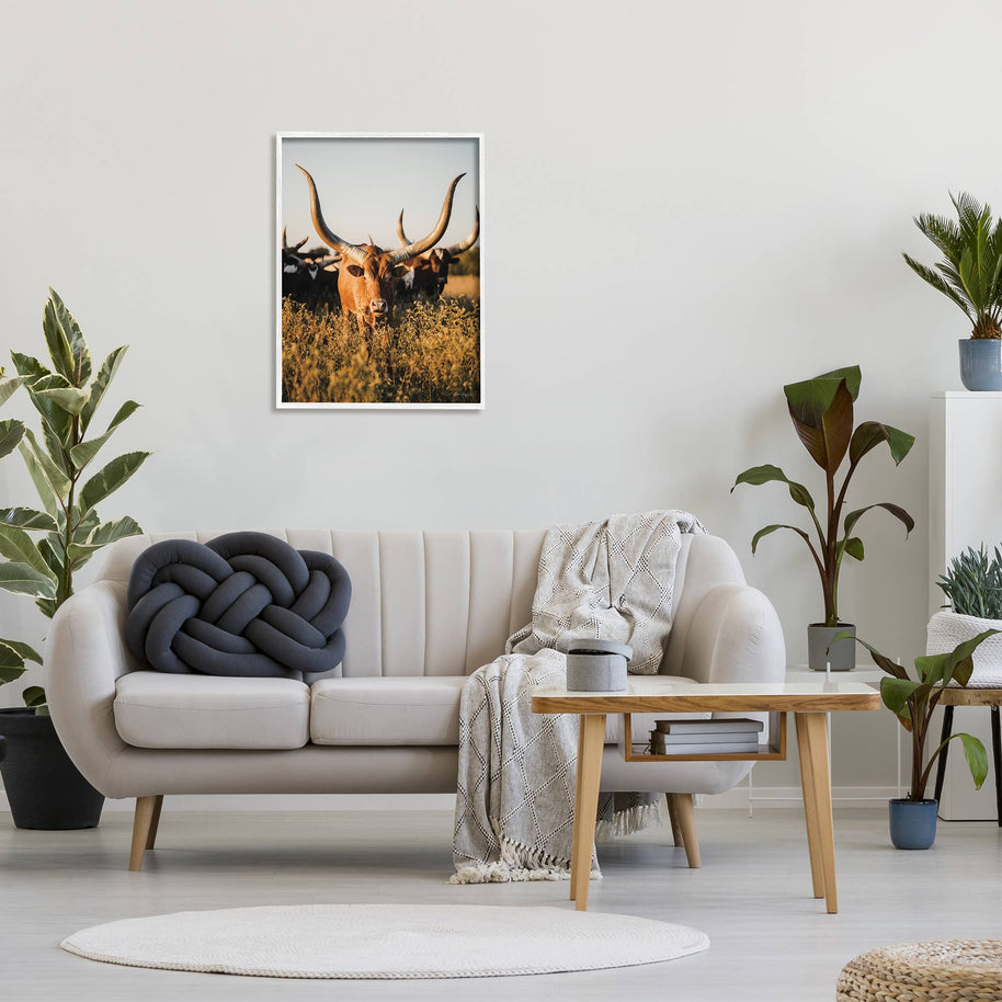 Longhorn Herd Photography Framed
