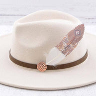 Concho Feather Hat Pin
